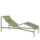 Palissade Chaise Longue, Olive, Without cushion, Without neck pillow