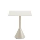 Palissade Cone Table, L 65 x W 65 x H 74, Cream white