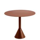 Palissade Cone Table, Ø 90 x H 74, Iron red