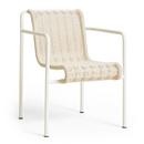 Palissade Dining Armchair Cord, Cream white