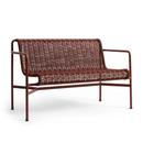 Palissade Dining Bench Cord, Iron red