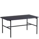 Rebar Table, H 40,5 x W 80 x D 49 cm, Table top marble