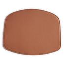 About A Chair Seat Pad, For AAC without armrests, Leather Scozia, cognac