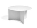 Slit Table, Steel, H 35,5 x Ø 65 cm, White powder coated