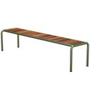 Avanti Bench, 48 x 199,5 cm, Olive green, Thermo Ash