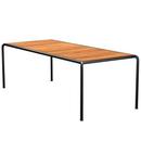 Avanti Table, 98 x 222 cm, Black, Thermo Ash