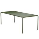 Avanti Table, 98 x 222 cm, Olive green, Aluminium