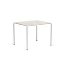 Avanti Table, 98 x 83 cm, Muted White, Aluminium