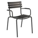 Alua Chair, With armrests, Black