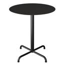 Pico Table, Black, Round (Ø 64 cm), 4 star