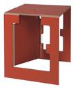 Folding Stool Falter, Brick red