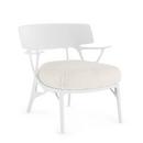 A.I. Lounge Chair, Panamino Basic, White / white