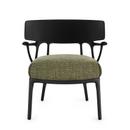 A.I. Lounge Chair, Texture, Black / green