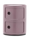 Componibili Round - 2 Compartments, Mauve