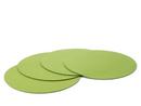 Felt Coasters for Componibili, Set of 4, Round, ø 30 cm, May green