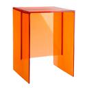 Max Beam Stool / Side Table, Mandarin orange