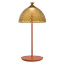 Pumo Table Lamp, Amber/brick red