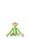 Monkey, Mini (H 9,5 cm), Beech/light green