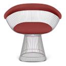 Platner Armchair, Leather Volo, Red