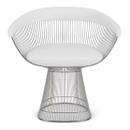 Platner Armchair, Leather Volo, White