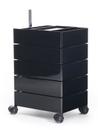 360° Container, 720 mm (5 shelves), Black
