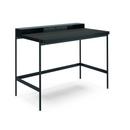 PS20 Secretary, W 100 x D 61 cm (PS20), Linoleum black (Forbo 4166), Black (RAL 9005), Without drawer insert