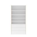 Modular Plus Shelving System, 360 mm, open front, with drawers, Add-on element