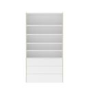 Modular Plus Shelving System, 360 mm, open front, with drawers, Base element