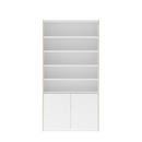 Modular Plus Shelving System, 360 mm, open front, with doors, Add-on element