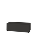 Nex Pur Box 2.0 with drop-down door, 48 cm, H 37,5 cm x 120 cm (one drop-down door), Graphite