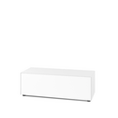 Nex Pur Box 2.0 with drop-down door, 48 cm, H 37,5 cm x 120 cm (one drop-down door), White