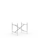 Eiermann 2 Table Frame , Chrome, Vertical,  centred, 80 x 66 cm, With extension (height 72-85 cm)