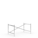 Eiermann 2 Table Frame , Chrome, Vertical,  offset, 135 x 78 cm, Without extension (height 66 cm)