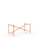 Eiermann 2 Table Frame , Luminous orange, Vertical,  centred, 135 x 66 cm, Without extension (height 66 cm)