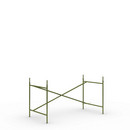 Eiermann 2 Table Frame , Olive green, Vertical,  offset, 135 x 66 cm, With extension (height 72-85 cm)