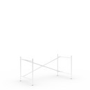 Eiermann 2 Table Frame , White, Vertical,  offset, 135 x 66 cm, Without extension (height 66 cm)