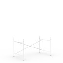 Eiermann 2 Table Frame , White, Vertical,  offset, 135 x 78 cm, With extension (height 72-85 cm)