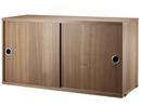 String System Cabinet With Sliding Doors