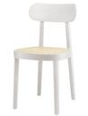 118 / 118 M Chair, White varnished beech, Cane-work (with supporting mesh underneath seat)