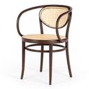 209 / 210 Chair, Walnut stained beech, Cane work seat and back (210)