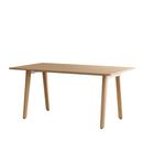 New Modern Dining Table rectangular, Wood, 160 x 95 cm