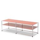 USM Haller side table Type I, Metal, Pure orange RAL 2004