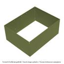 USM Metal Box Insert for USM Haller Extension Door, 50 x 50 x 35, Olive green RAL 6003