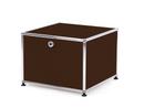 USM Haller Printer Container, 50 cm, USM brown, With feet