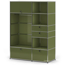 USM Haller Wardrobe Model I, Olive green RAL 6003