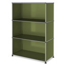 USM Haller Highboard M open, Olive green RAL 6003