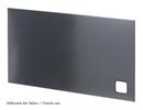 USM Haller Panel With Cable Cut-Out, 75 x 35 cm, Anthracite RAL 7016, Bottom left