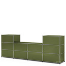 USM Haller Counter Type 3, Olive green RAL 6003, 50 cm