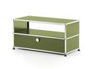 USM Haller TV-Bench, Olive green RAL 6003