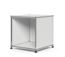 USM Haller Waiting Room Table, H 39,5 x W 39,5 x D 39,5 cm, Light grey RAL 7035